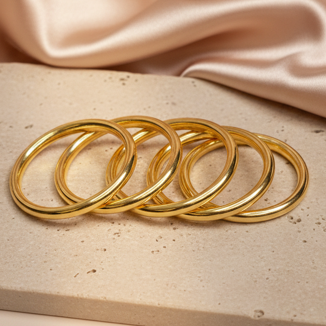 Stacked Up 5 pc Bangle Set