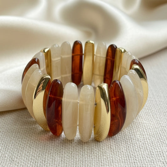 Gloss Girl Bangle (Brown)