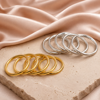 Stacked Up 5 pc Bangle Set