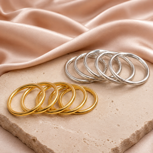 Stacked Up 5 pc Bangle Set